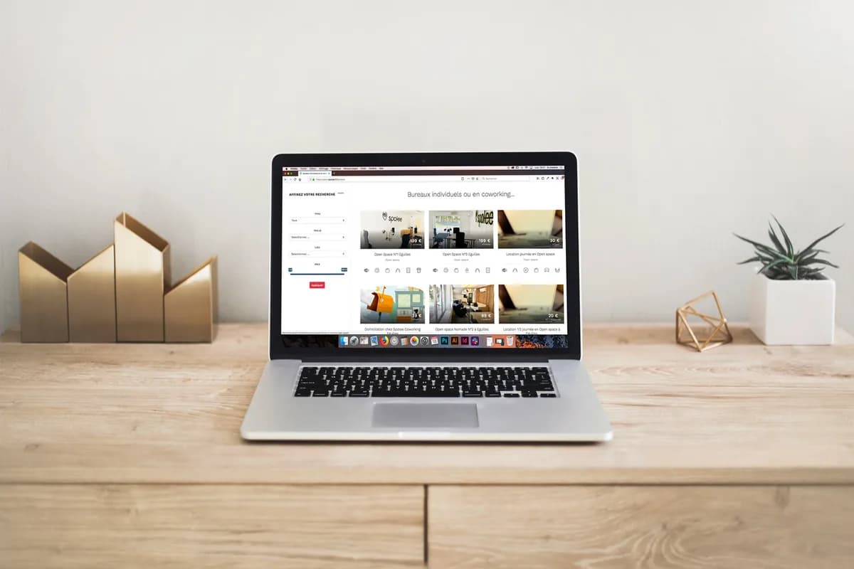 Centrale de réservation, branding et application web — Spotee coworking