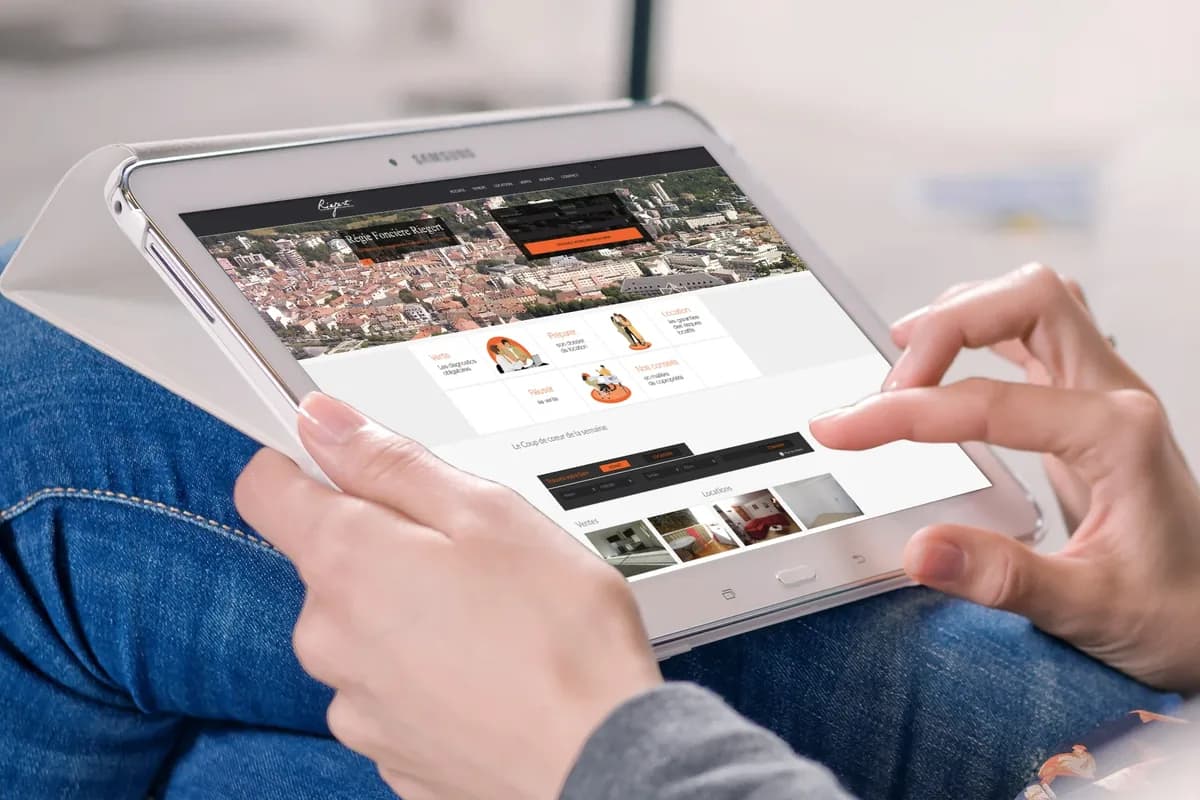 Site d’annonces immobilières — Riegert immobilier