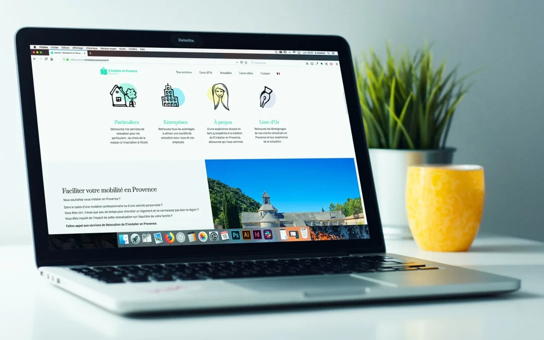 Refonte de site vitrine, S&rsquo;installer en provence